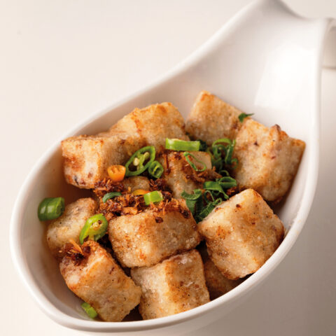 PASTEL DE NABO EN SALSA XO